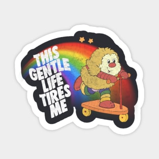 Existential Pain / Retro 80s Style Cartoon Design Sticker